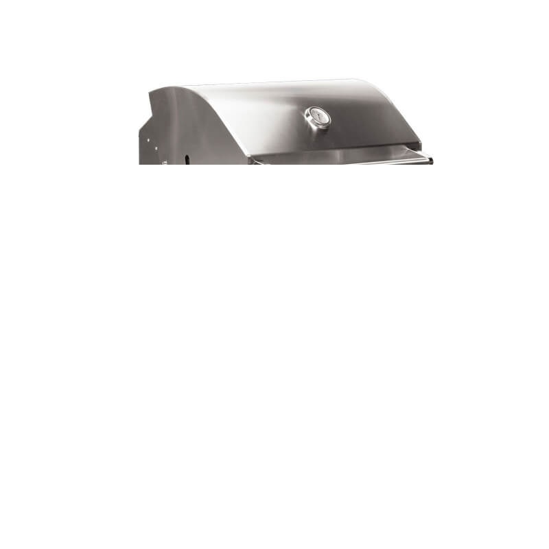 Broilmaster B-Series Deluxe 32-Inch Stainless Steel Freestanding Gas Grill with Rear Infrared Burner - Marine Grade