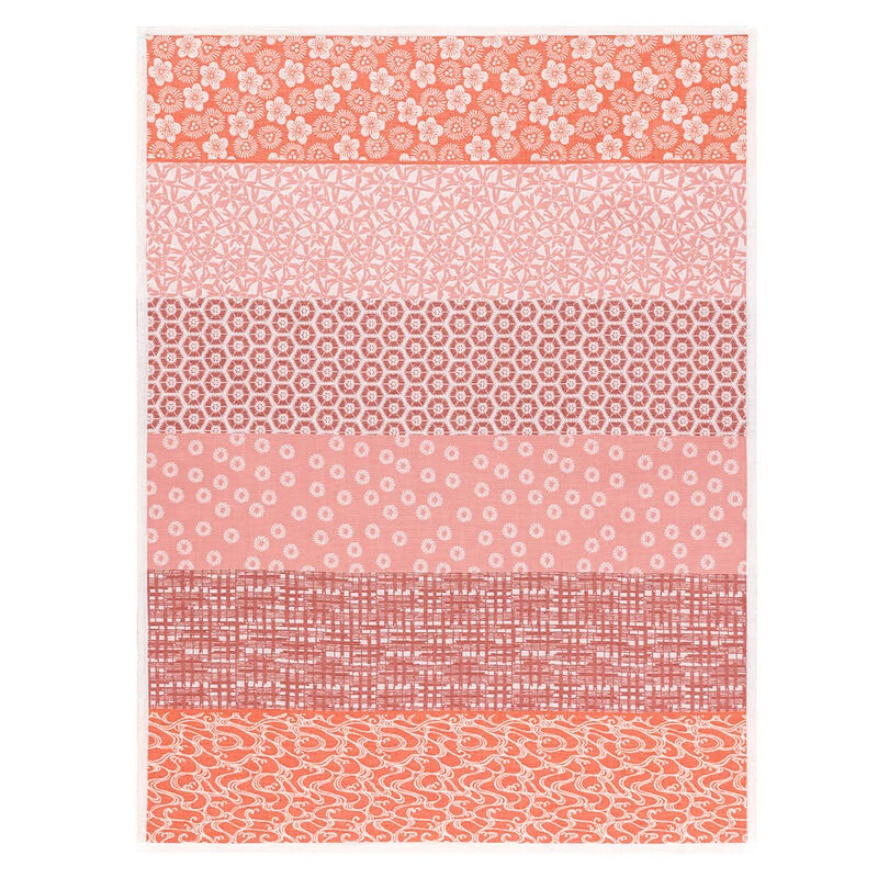 Jacquard Franais Cotton Tea Towel  - Wagara Cerisier