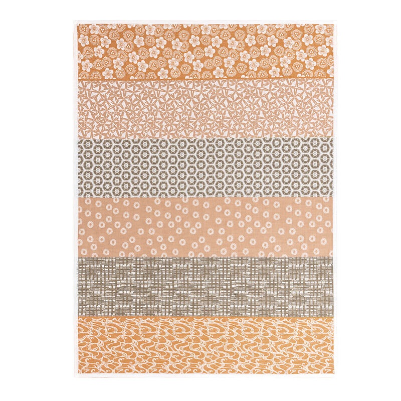 Jacquard Franais Cotton Tea Towel  - Wagara Gingembre
