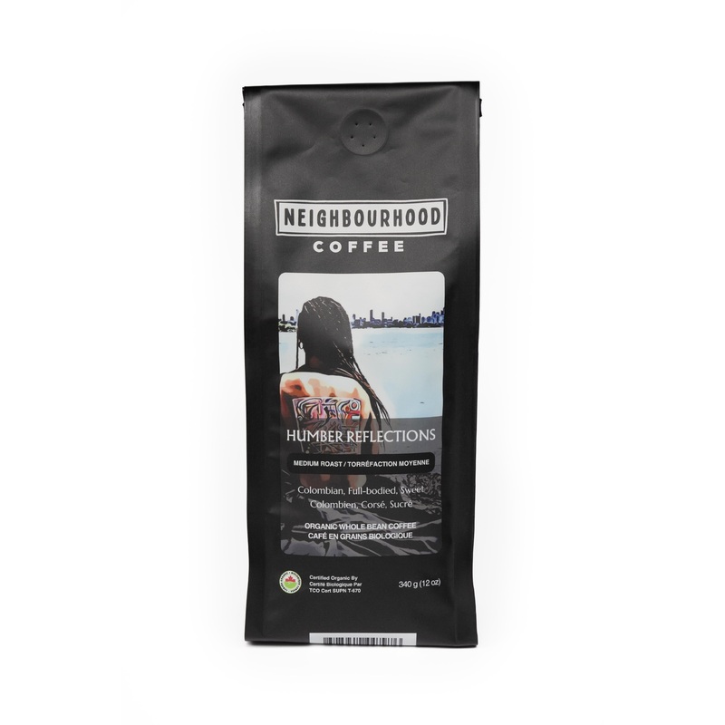 Neighbourhood Coffee Humber Reflections  Medium Roast | 100% Organic, Premium Arabica  340g / Whole Bean