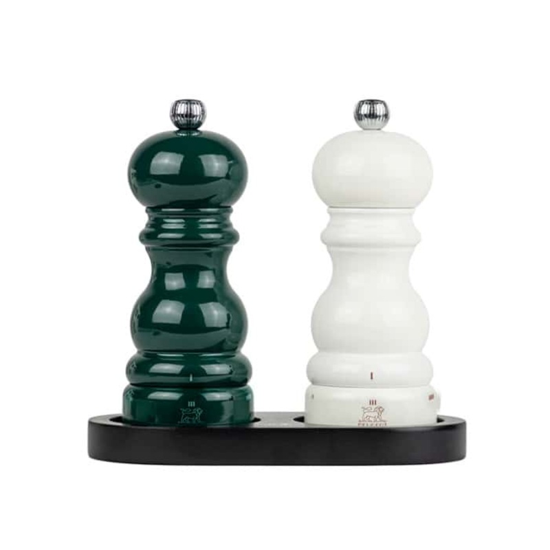 Peugeot Paris Gift Set - Ivory Salt & Forest Green Pepper / 15cm