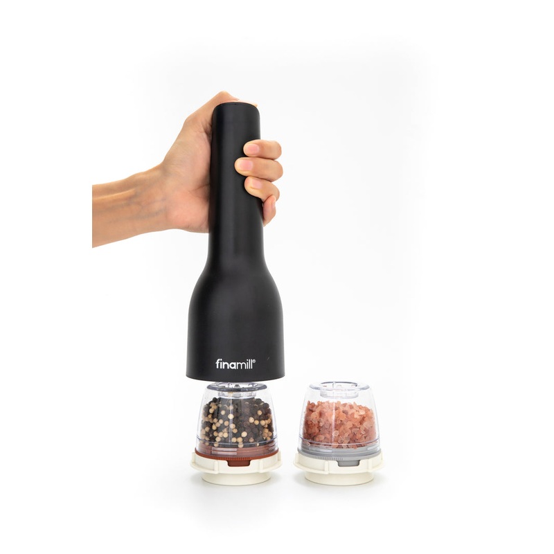 FinaMill Grinder with FinaPod Peppercorn and FinaPod pro plus