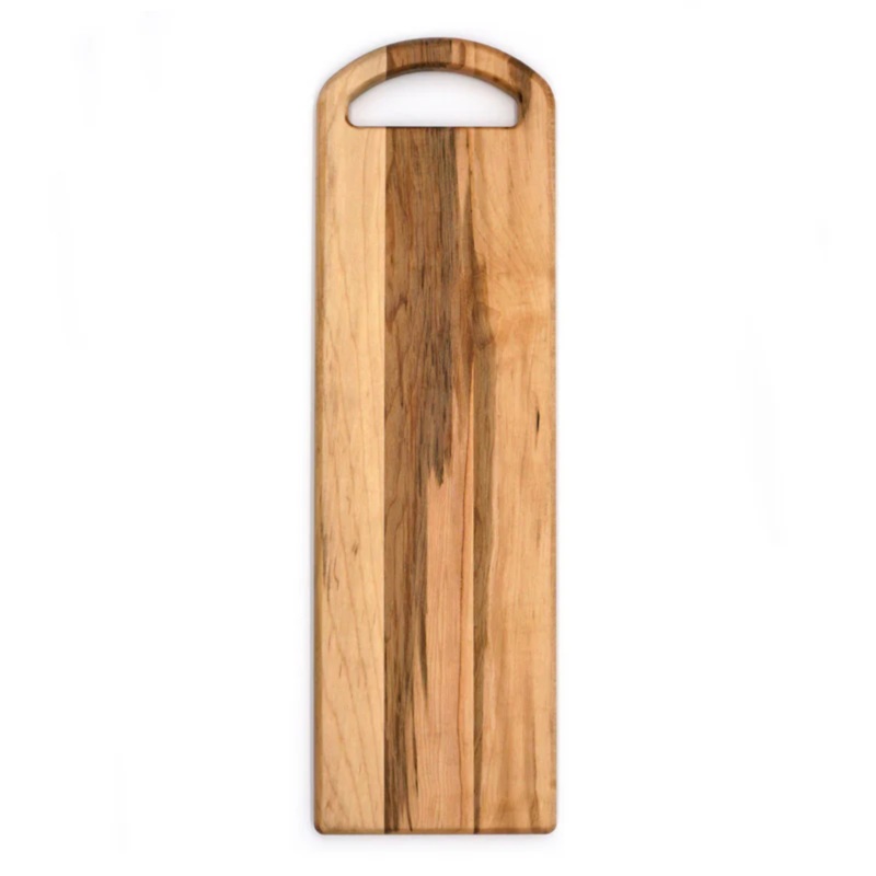 J.K. Adams Maple Serving Board with Oval Handle - Medium