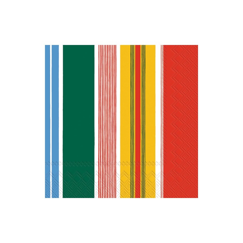 Marimekko Paper Lunch Napkin - PARAATI Yellow Red