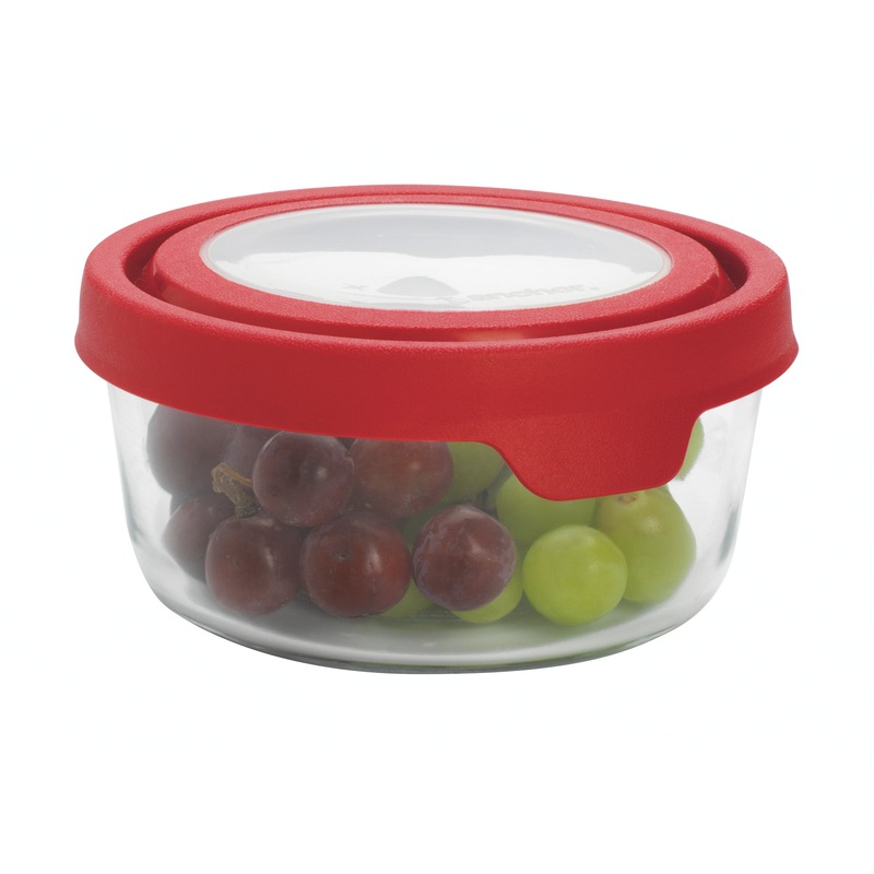 Anchor Hocking True Seal Glass Storage Containers - 4 cup round