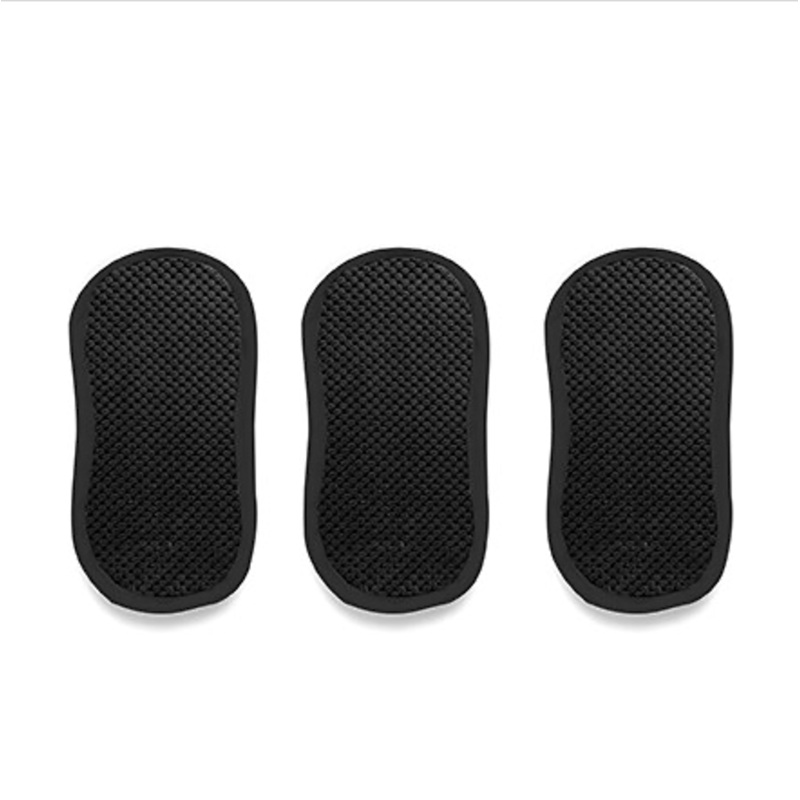 Harman Luxe Plush Scrubber Sponge - Set of 3 / Black