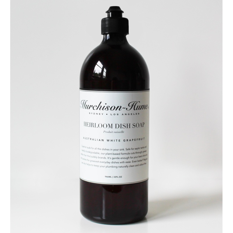 Murchison-Hume Heirloom Dish Soap - Australian White Grapefruit / 32oz Plastic Refill Bottle