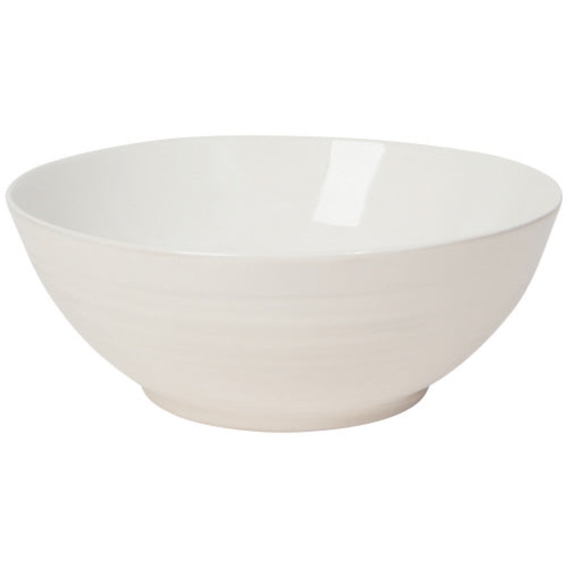 Danica Heirloom Aquarius Oyster Stoneware Serving Bowl 9.5"