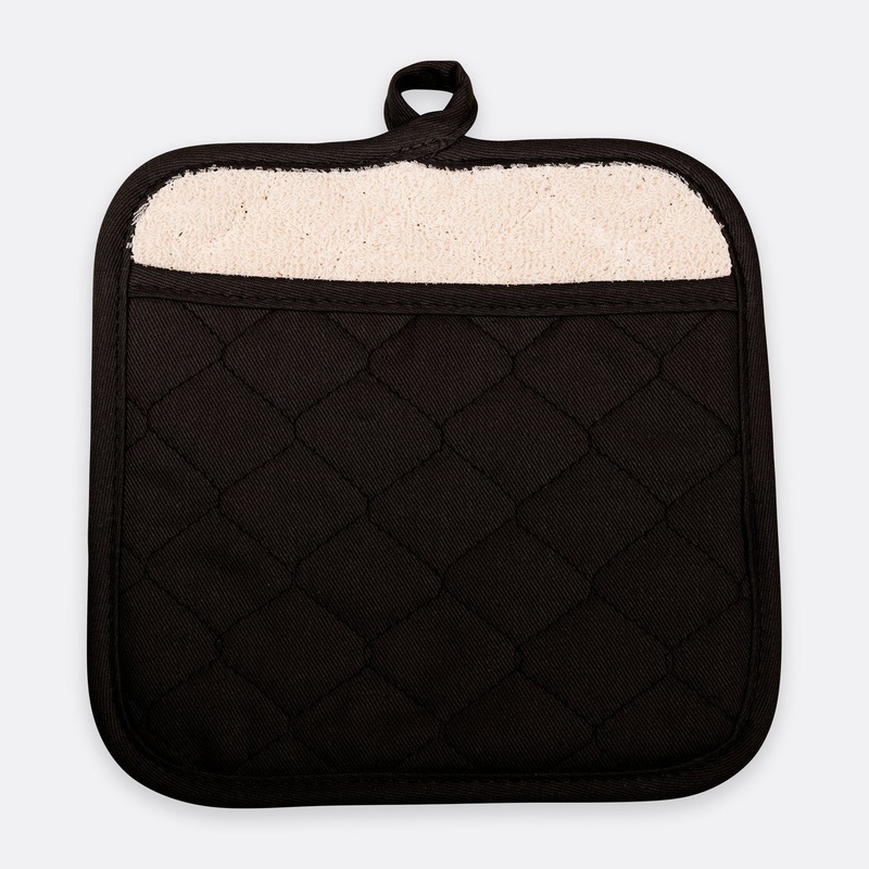 KAF Home Pot Mitt - Black
