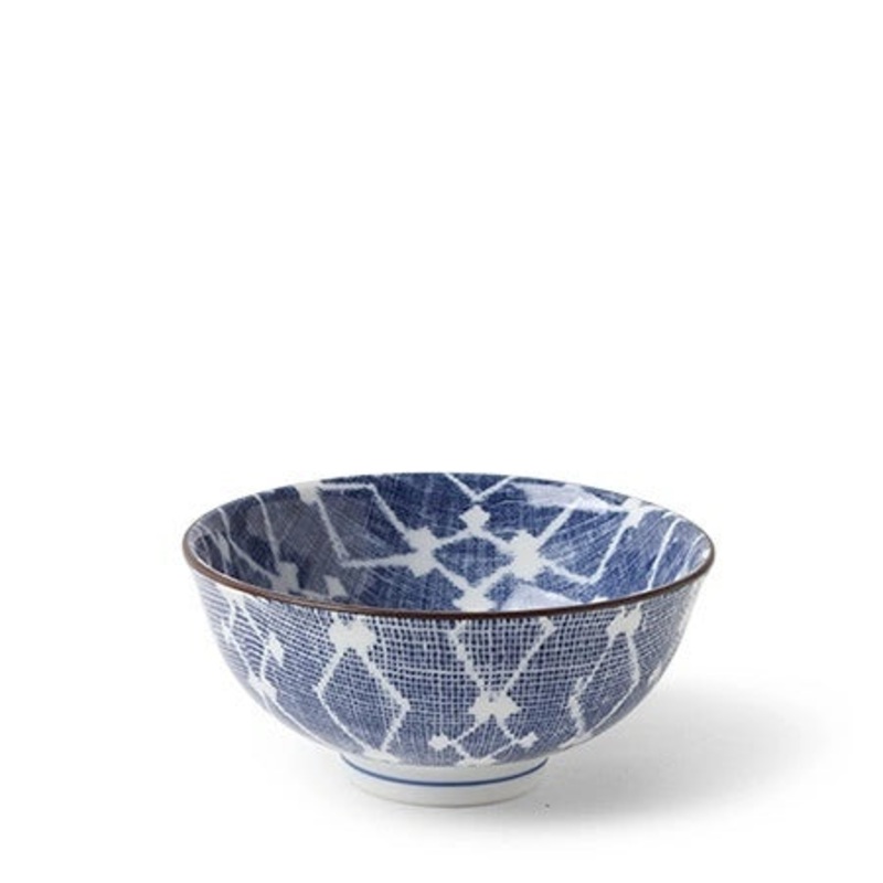 Miya Aizome Hishi Rice Bowl -  4.5"