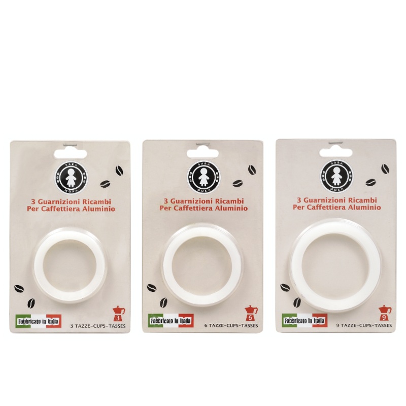 Sara Stovetop Espresso Replacement Washers - 3 Cup