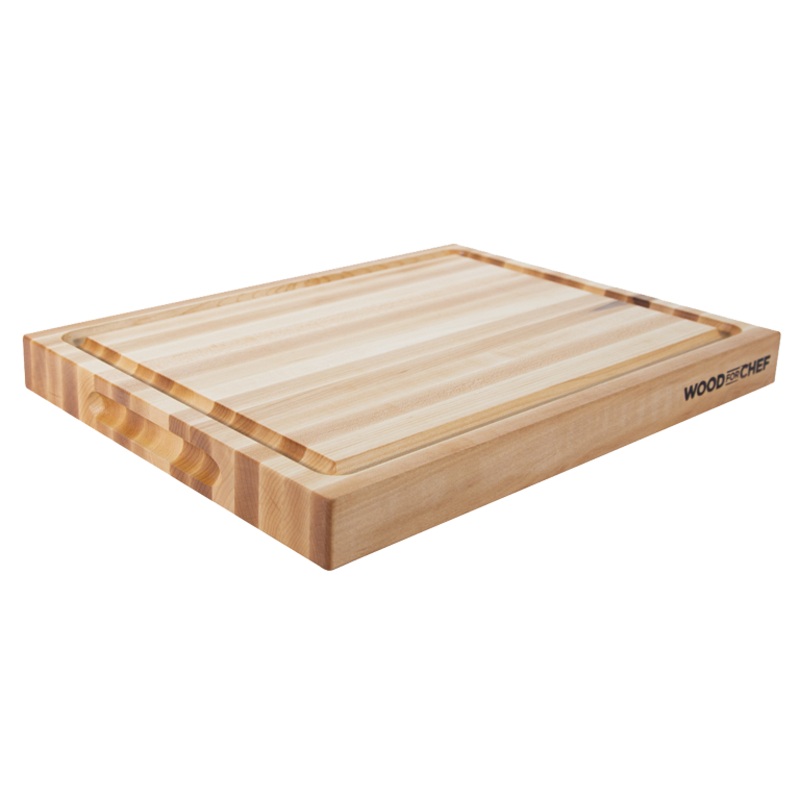 JMN Maple Cutting Board with Juice Groove - 16" x 12" X 1.5"