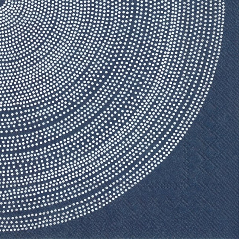Marimekko Paper Cocktail Napkin - FOKUS Dark Blue