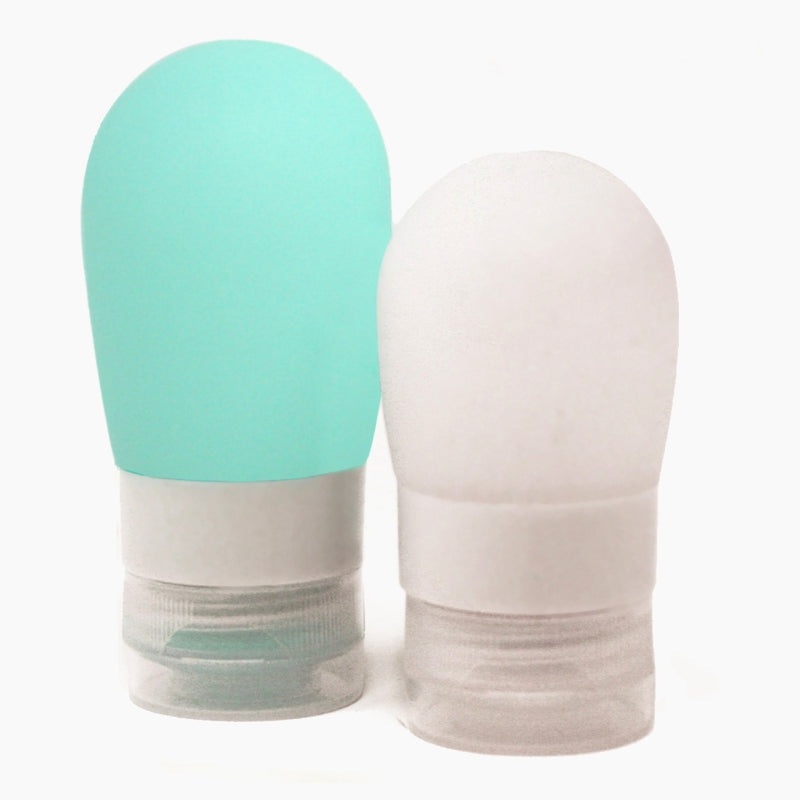 Danesco Reusable Silicone Squeeze Bottle - 60ml (2oz) - Aqua