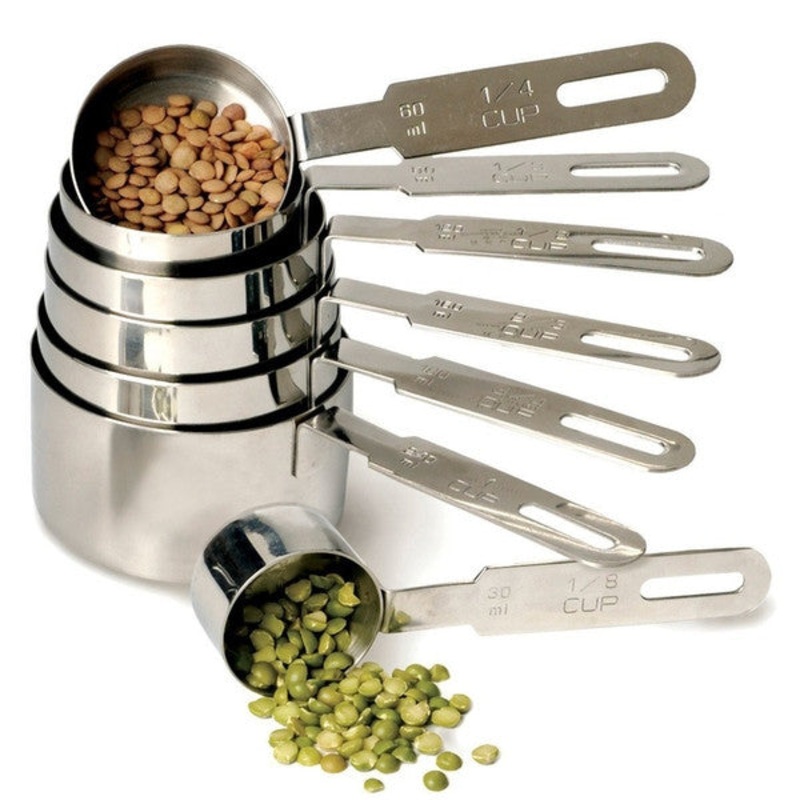RSVP Endurance Stainless Steel 5-piece Measuring Cup Set