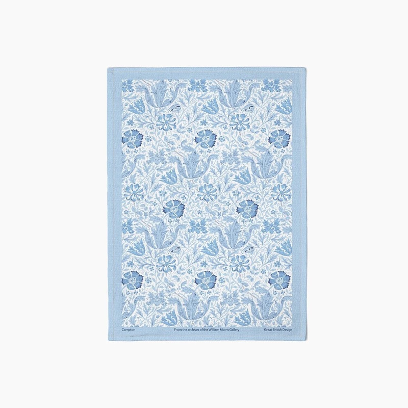 William Morris Cotton Tea Towel - Compton