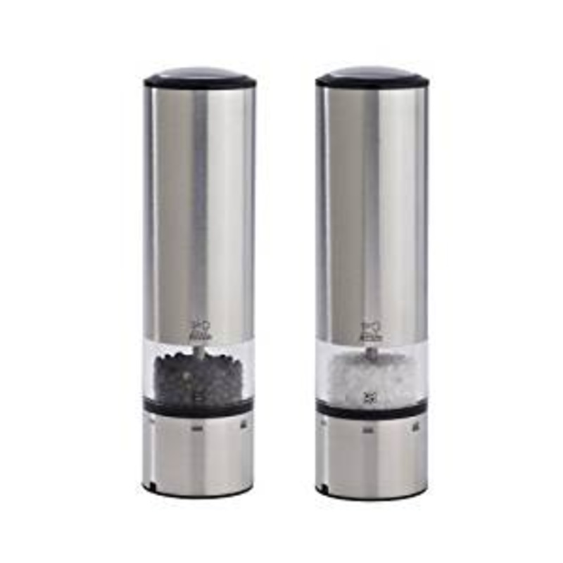 Peugeot Elis Duo Sense Brushed Stainless Steel Salt & Pepper Mill