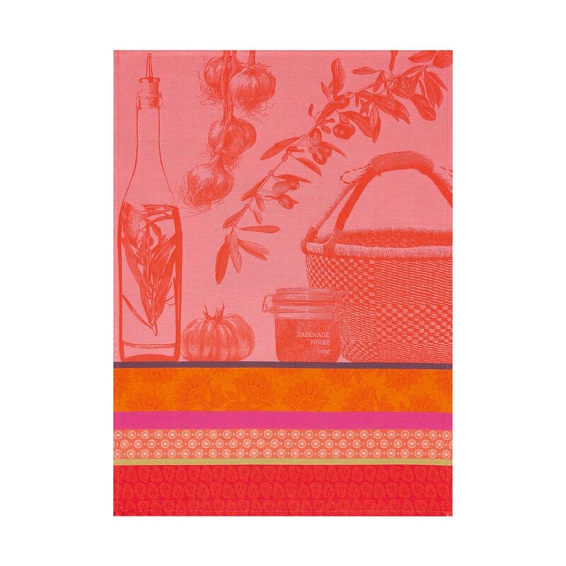 Jacquard Franais Cotton Tea Towel  - Saveurs de Provence / Melon d'eau