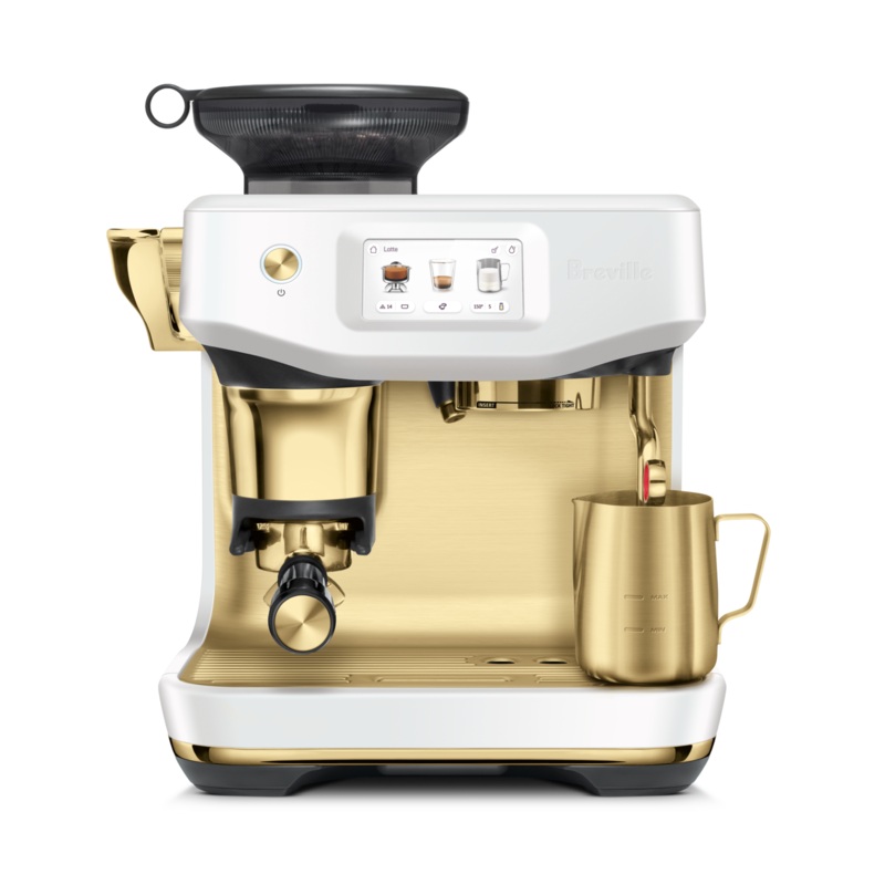 Breville the Barista Touch Impress Accent - Sea Salt Brass