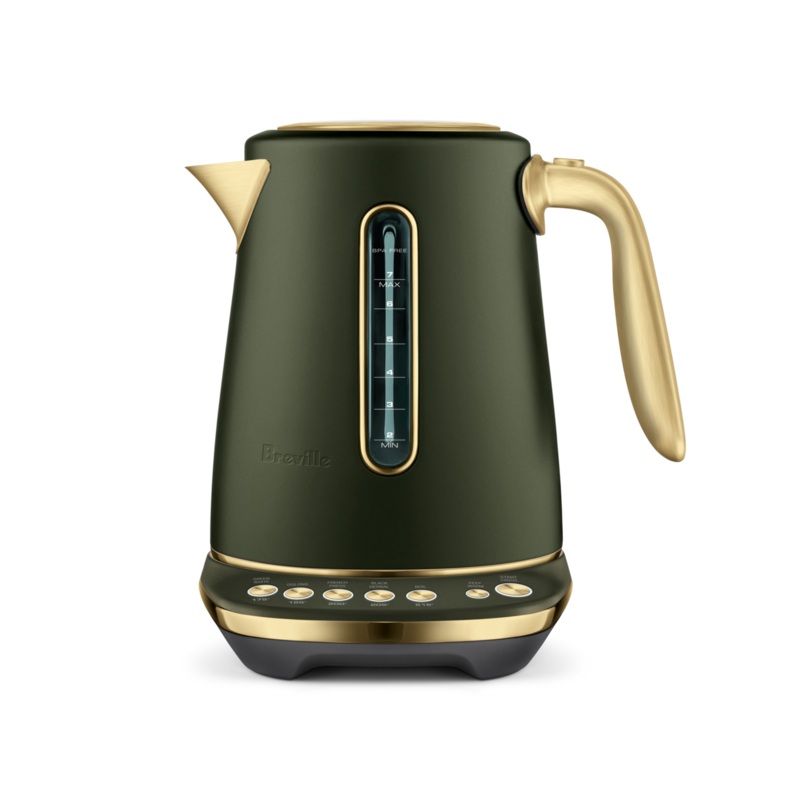 BREVILLE the Smart Kettle Luxe Accent - Olive Tapenade Brass