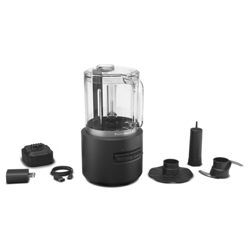 KitchenAid  Go 5 Cup Cordless Food Chopper - Black Matte - Battery Included