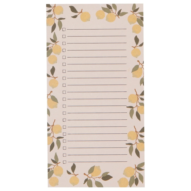 Now Designs by Danica - Lemons List It Magnetic Notepad