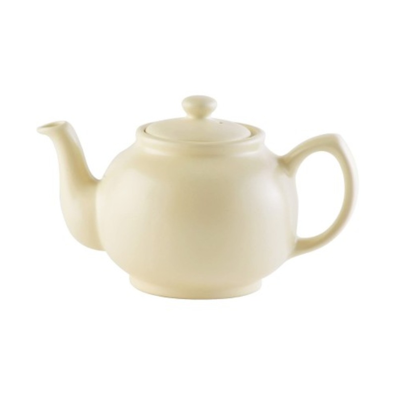 Price & Kensington BRIGHTS English Teapot - Matte Cream / 6 Cup