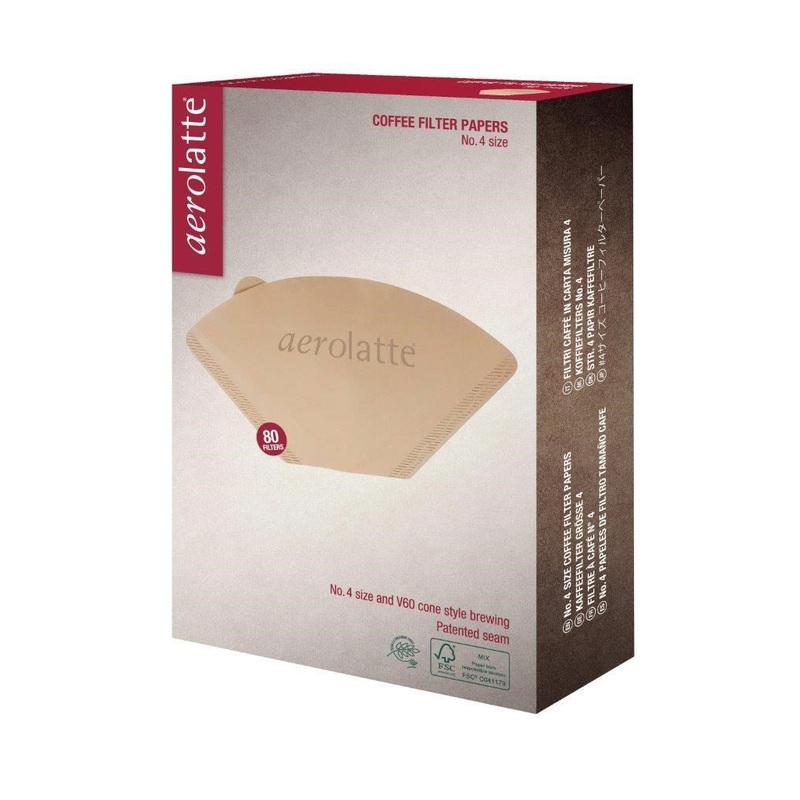 Aerolatte Coffee Filter Paper Unbleached - 4 Cup