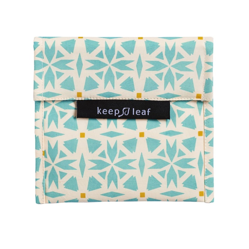 KEEP LEAF ORGANIC REUSABLE LARGE BAGGIE - GEO
