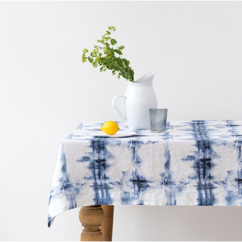 Linen Tales Linen Tablecloth - Tie Dye / 6-8 ppl (140cm x 200cm)  Floor Model