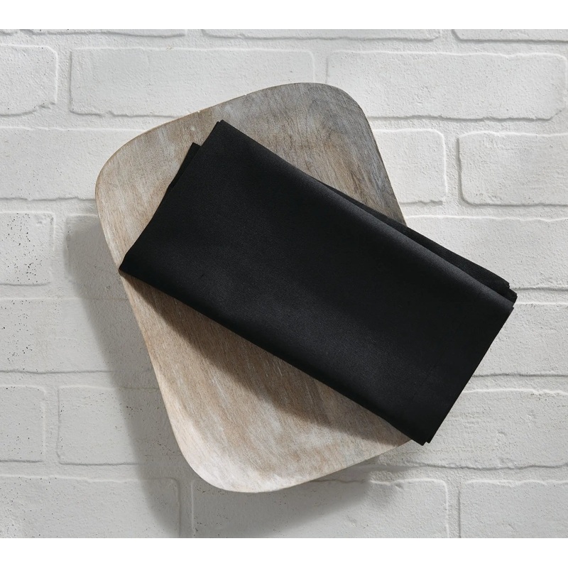 Split P Elements Cotton Napkins - Black
