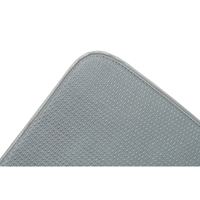Envision Home Dish Drying Mat - Grey / 16 x 18"