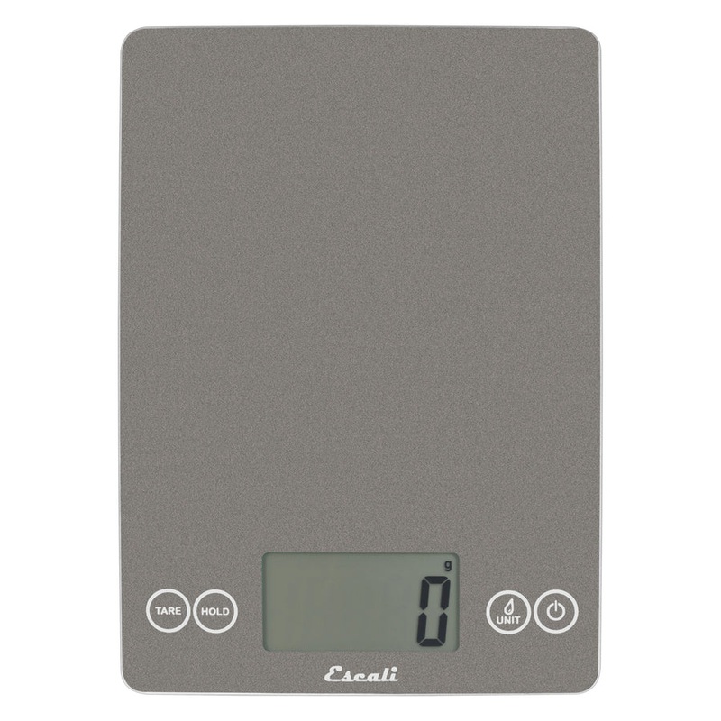 Escali Arti Glass Kitchen Scale - Grey Storm