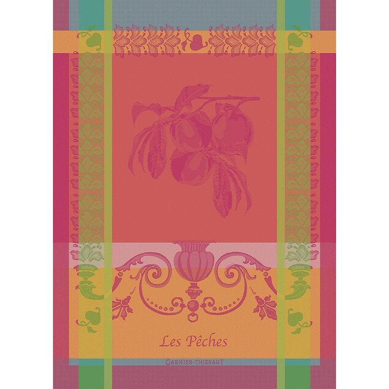 Garnier-Thiebaut Tea Towels - Les Peches Rose