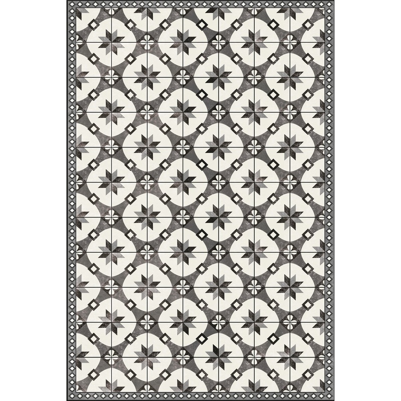 ANTIQUITY CERAMICS Grey - Floor Mat 2' x 3'