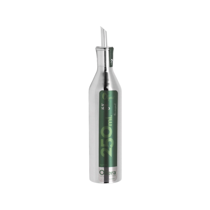 Olipac Stainless Steel Olive Oil Cruet with Pourer - 250ml