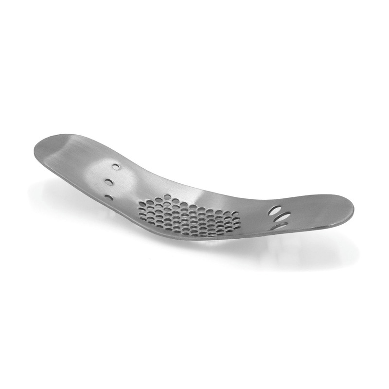 Port Style Garlic Crusher w/Herb Striper