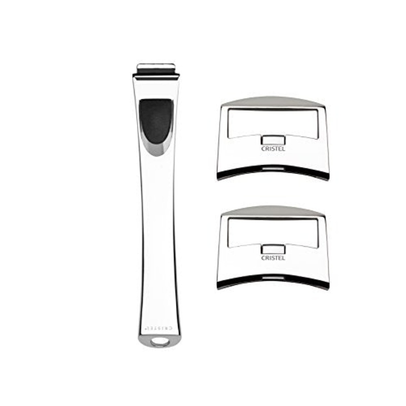 Cristel Casteline Handle Set - 1 Long and 2 Side Handles