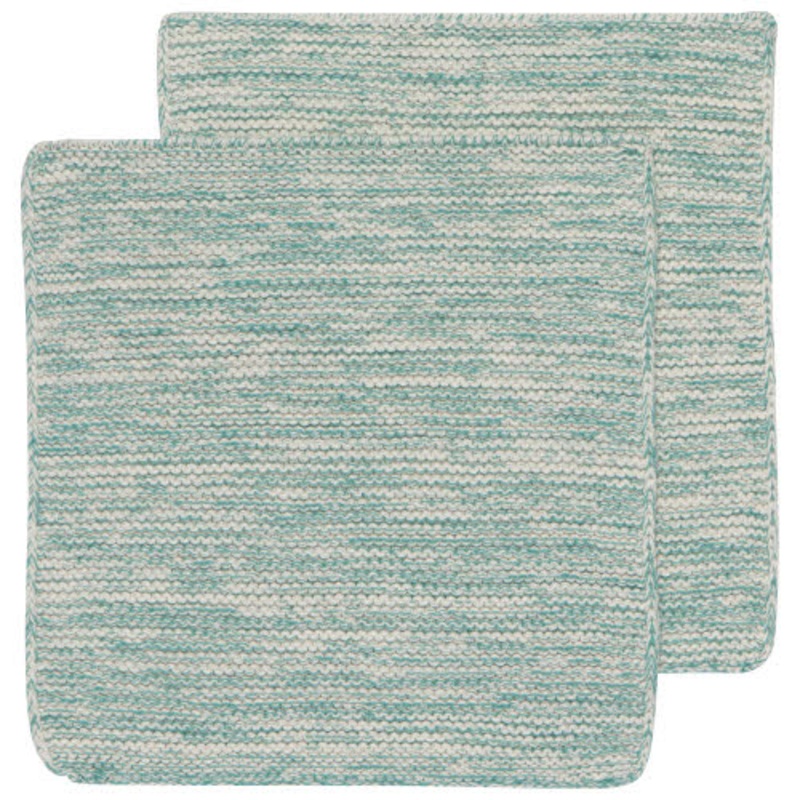 Danica Heirloom Knit Dishcloths Set of 2 - Lagoon