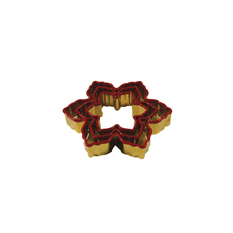 Nested Holiday Cookie Cutters, Set of 3 - snowflake