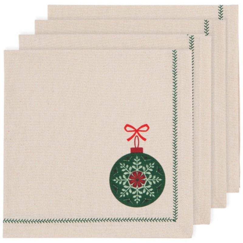 Now Designs Good Tidings Printed Napkins - Set of 4