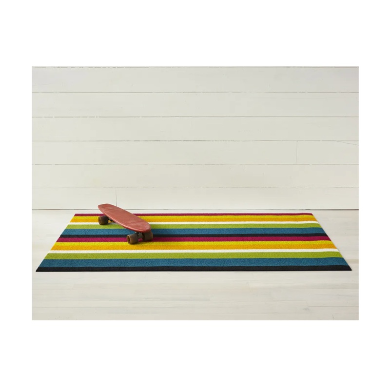Chilewich Indoor Outdoor Shag Doormat - Bold Stripe / Multi / 24x36"