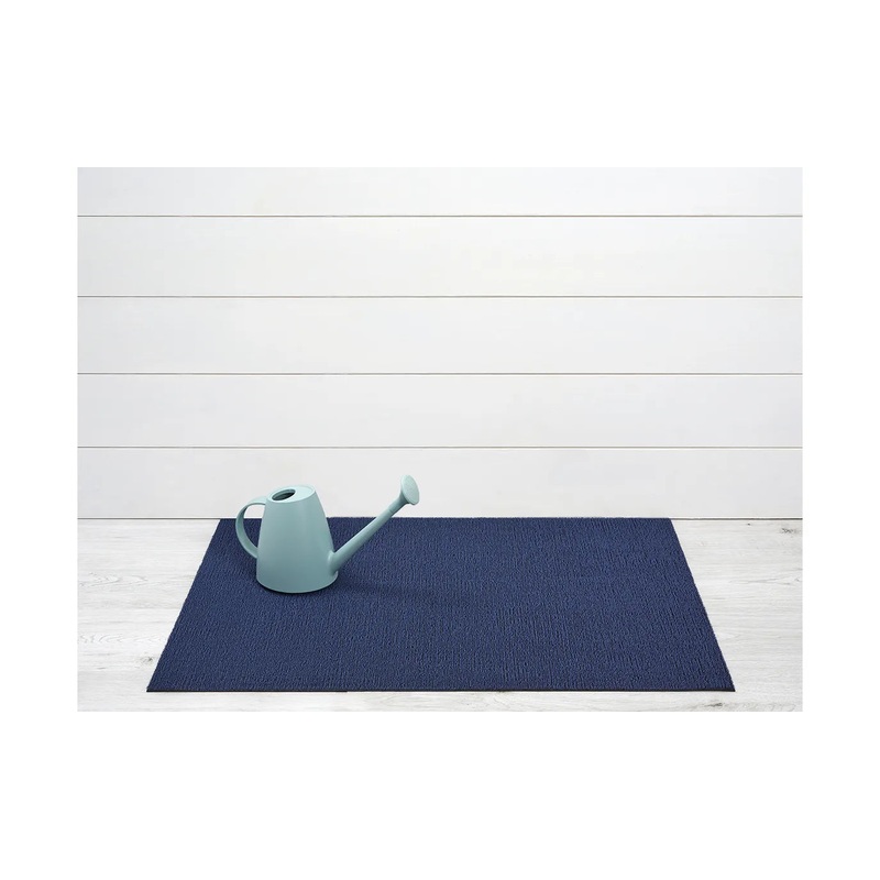 Chilewich Indoor Outdoor Shag Doormat - Solid / Indigo / 18x28"