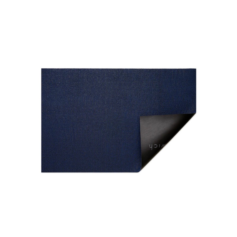 Chilewich Indoor Outdoor Shag Doormat - Solid / Indigo / 24x36"