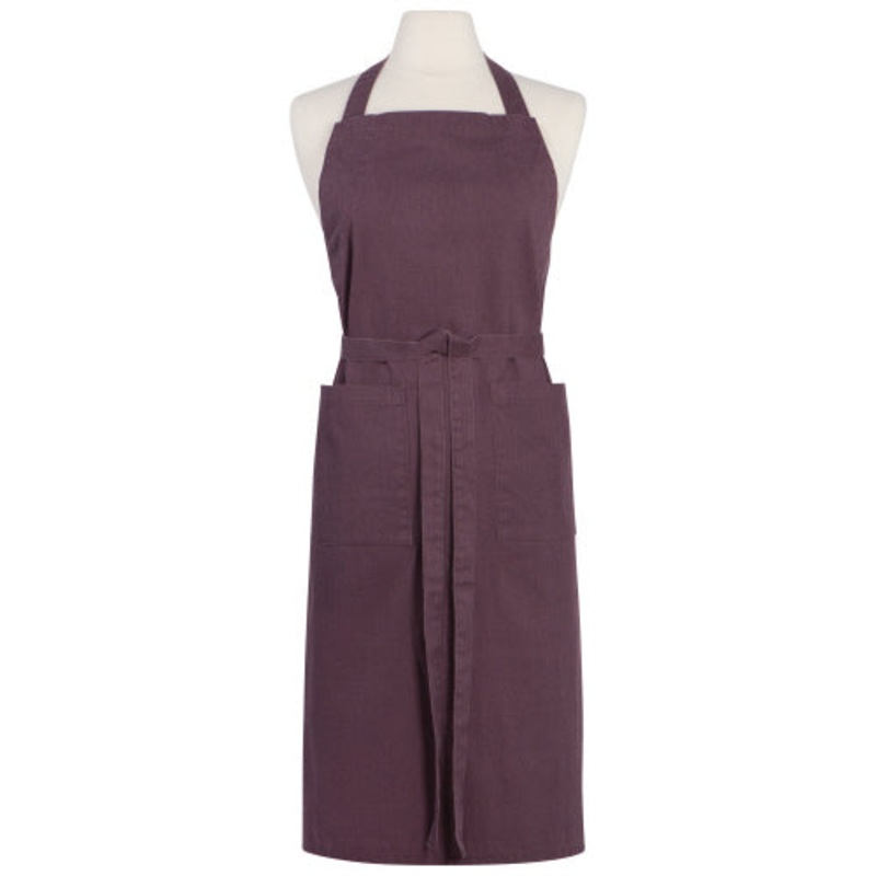 Danica Heirloom Stonewash Apron - Ash Plum