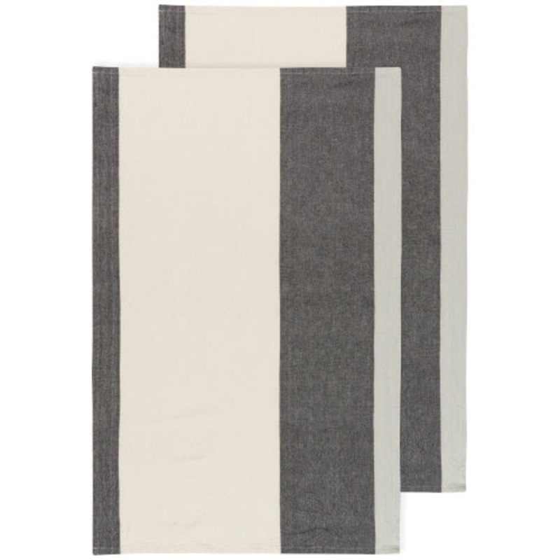 Danica Studio Cotton Extra Soft Dishtowels - Set of 2 / Eclipse Formation