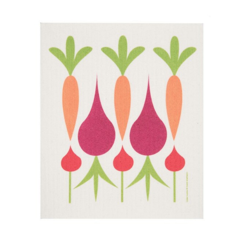 Cose Nuove Swedish Dishcloth - Carrots & Beets