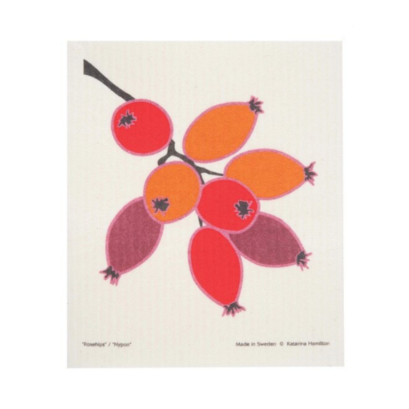Cose Nuove Swedish Dishcloth - Rosehips