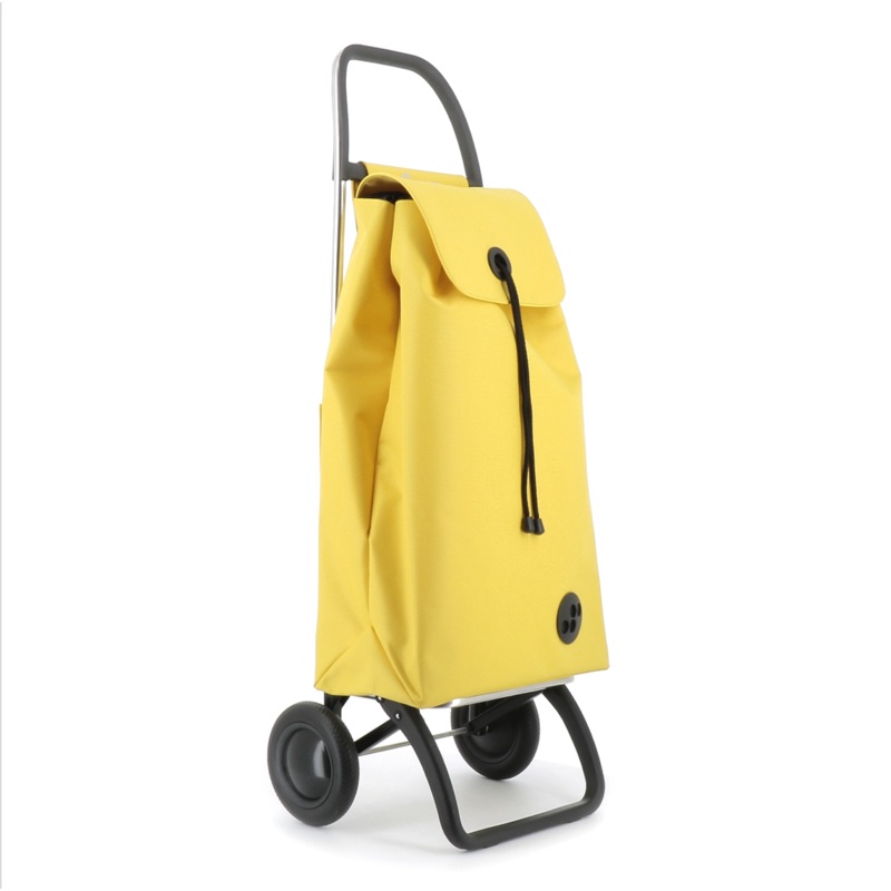 Rolser NEW I-Max MF Convert 2 Wheel Folding Shopping Trolley - Yellow  Floor Model