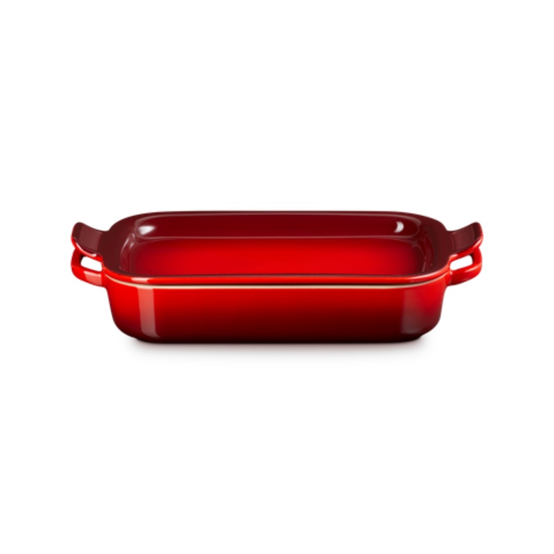 Le Creuset 2.6L Rectangular Casserole with Platter Lid - Cerise
